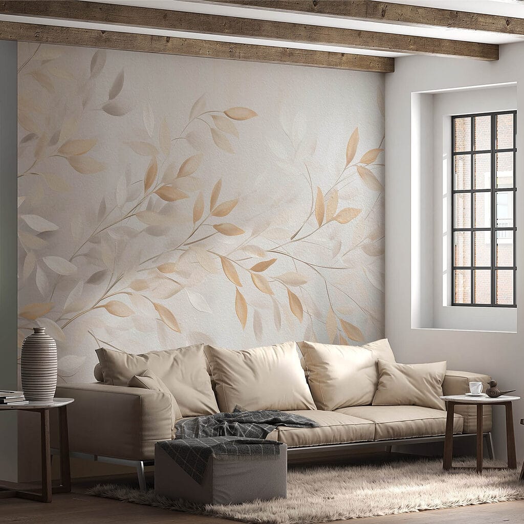 Beige branches in greys — interior 2