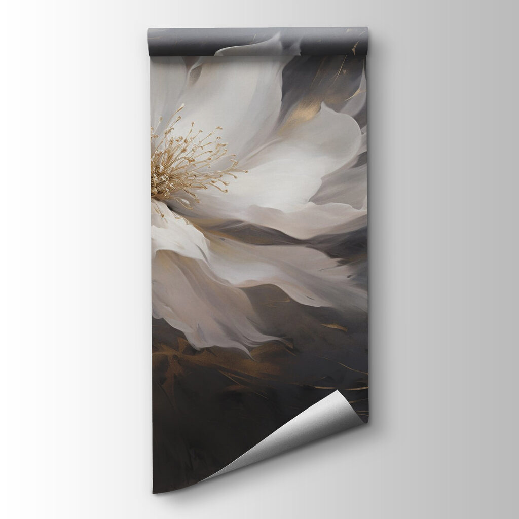 White flower at dusk — product view