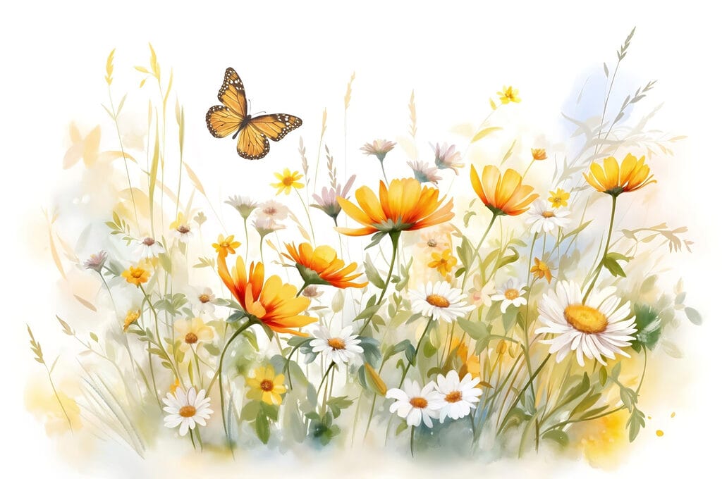 Butterfly Meadow — full design