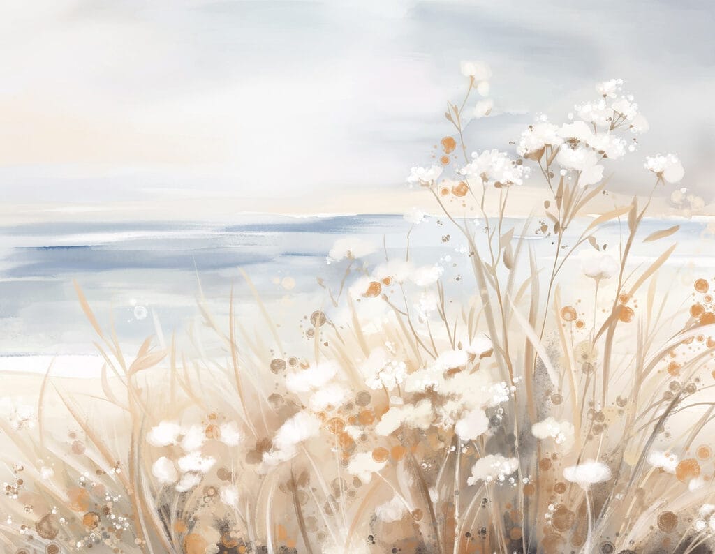 Wildflowers along the coast — full design