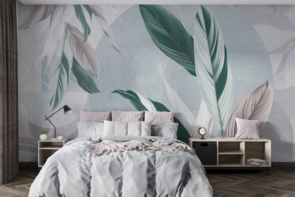 Leaves and Circle Layers — interior 2