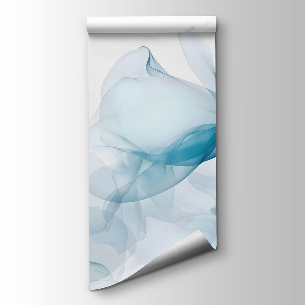 Sky-blue flowers, dark hearts — product view