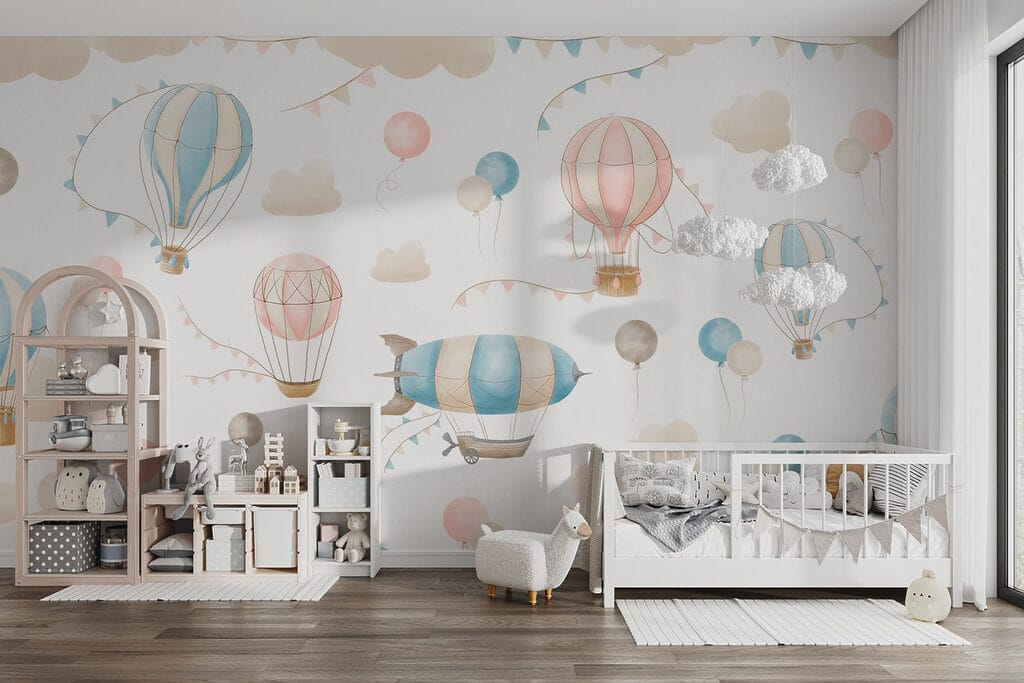 Balloons above the peaks — interior 4