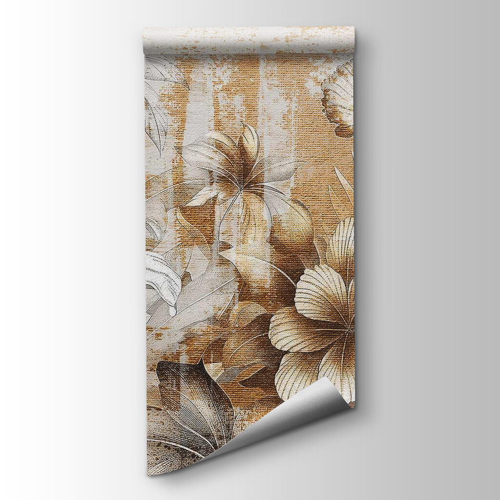 Flowers on painted layers — product view