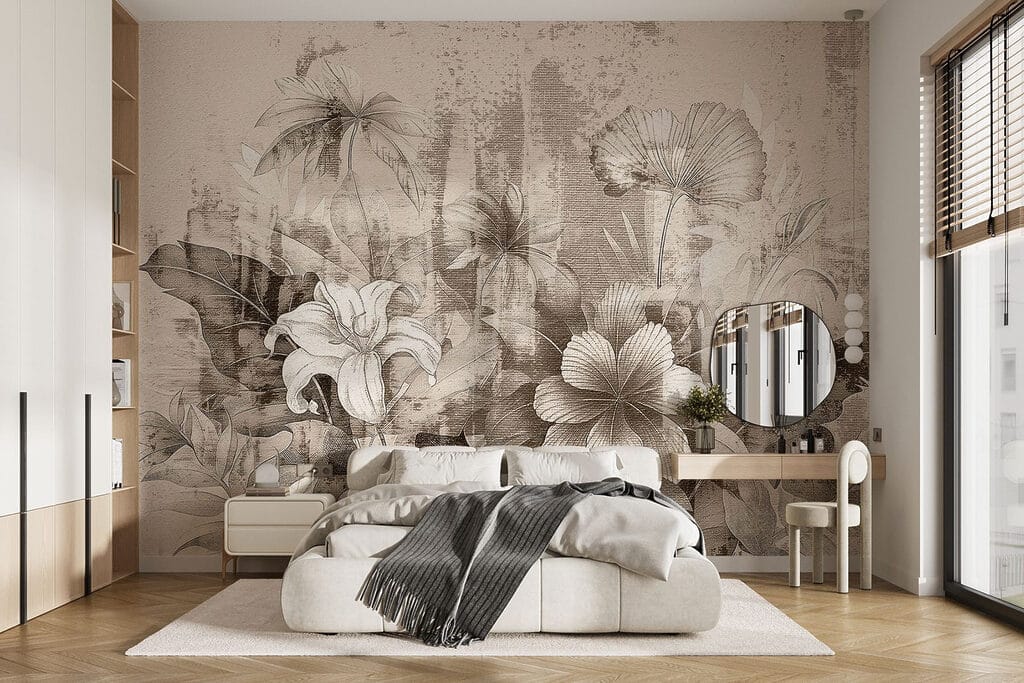 Garden Flowers in Ink — interior 1