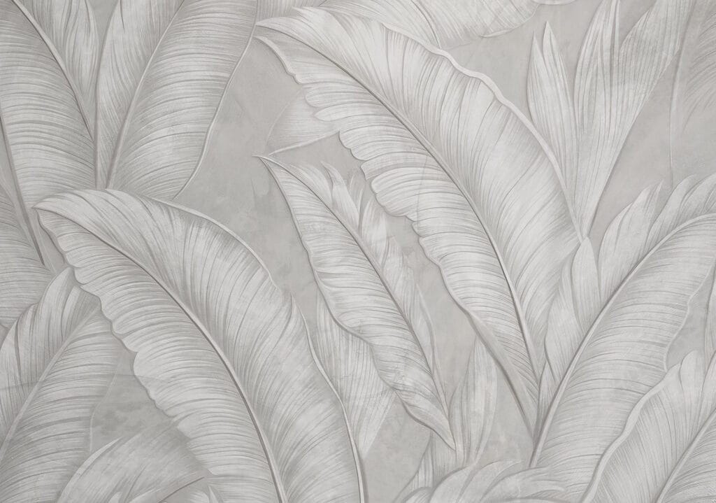 Fine-veined leaves — full design