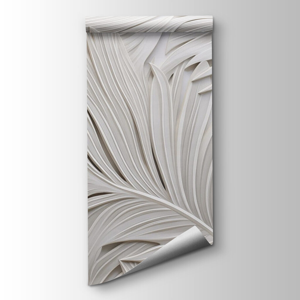 White palm leaves — product view
