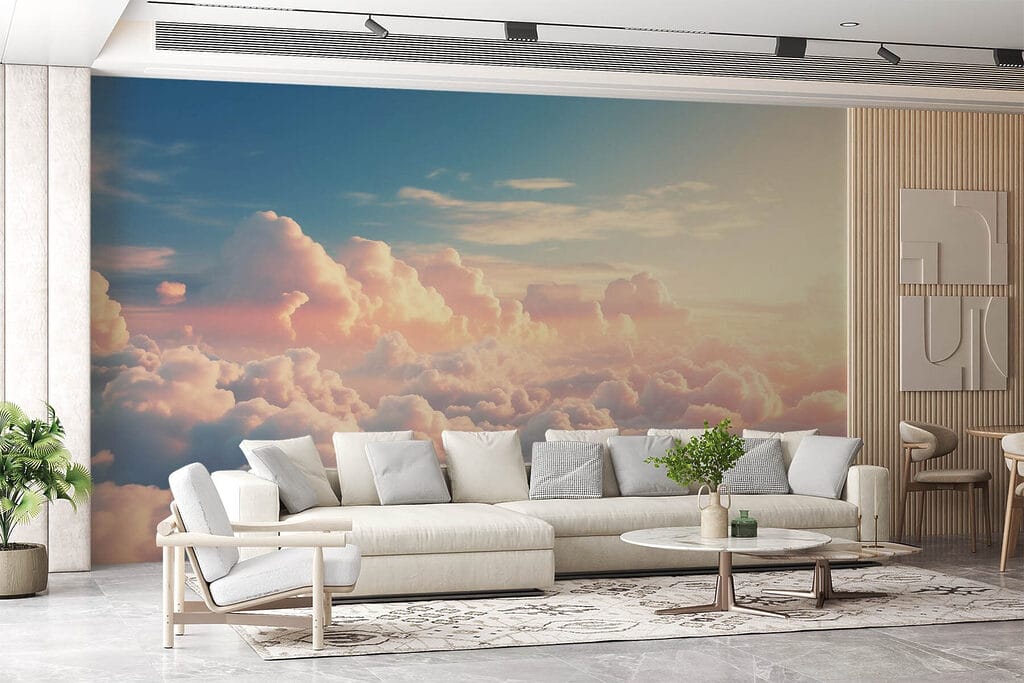 Sunlight over clouds — interior 1