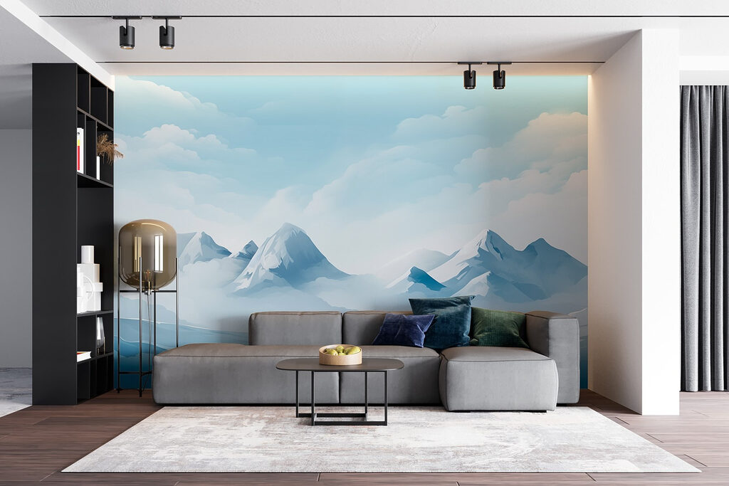 Blue mountains under clouds — interior 4