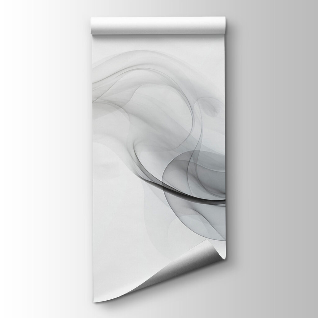 Grey smoke ribbons — product view
