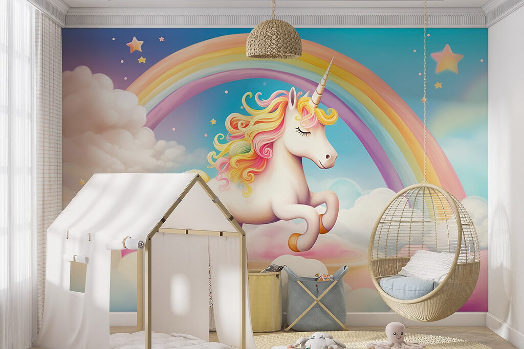 Unicorn under a rainbow — interior 1