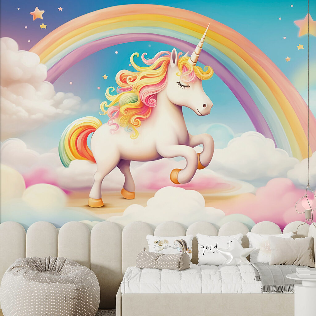 Unicorn under a rainbow — interior 4