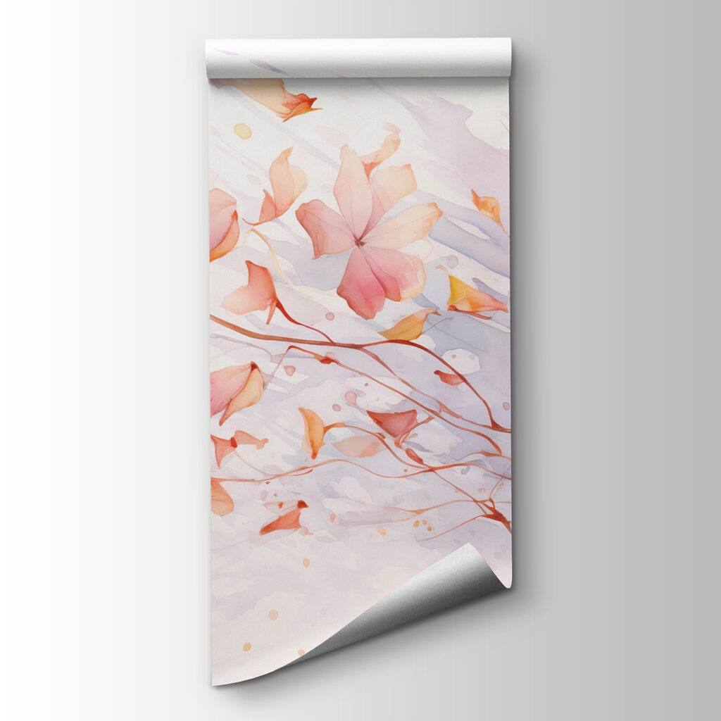 Loose blossoms in paint — product view