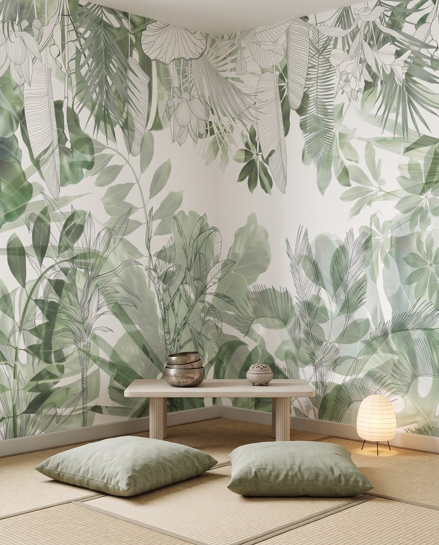 Botanical Light in an interior