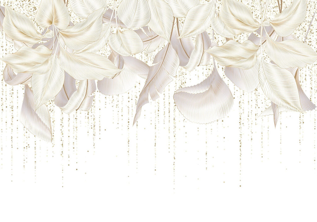 Leaves with dotted streaks — full design