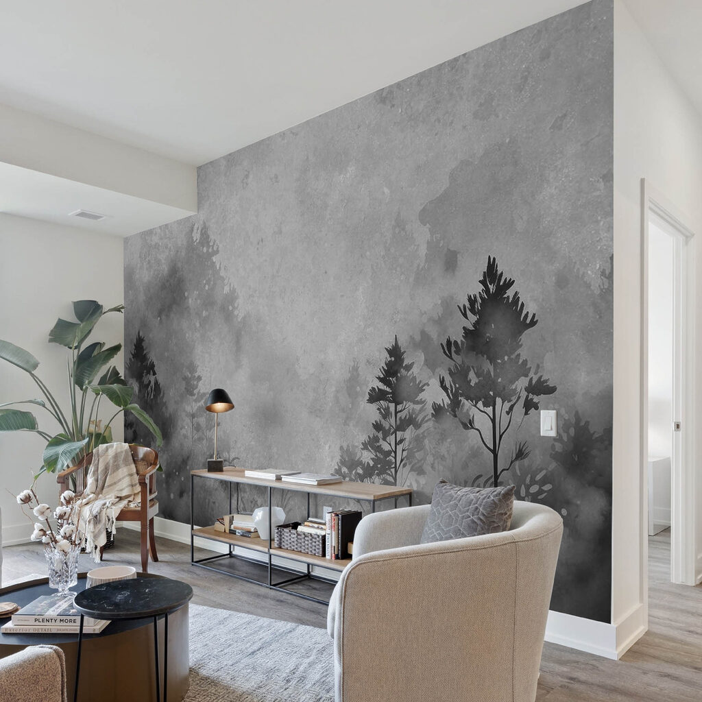 Trees in Clouded Ink — interior 3