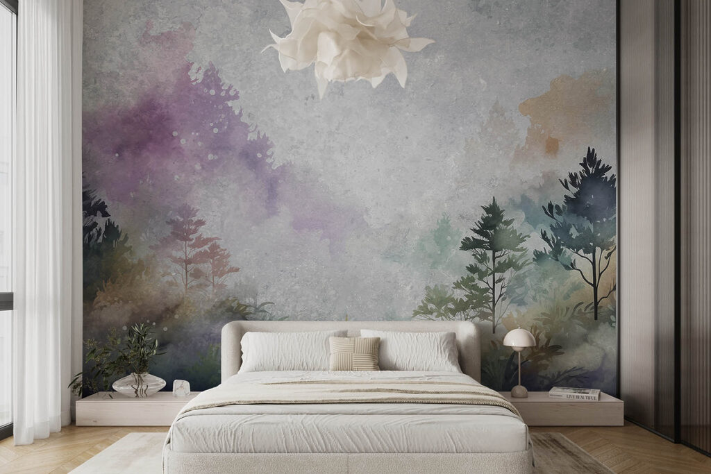 Trees in Clouded Ink — interior 1