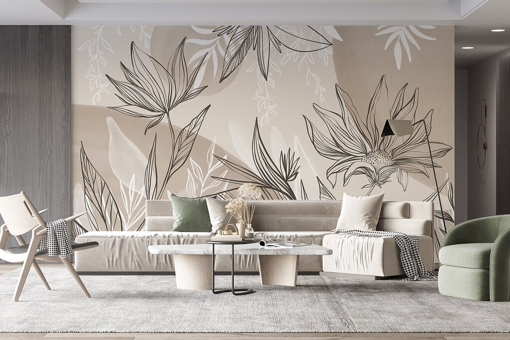 Meadow Leaves in Linework — interior 6