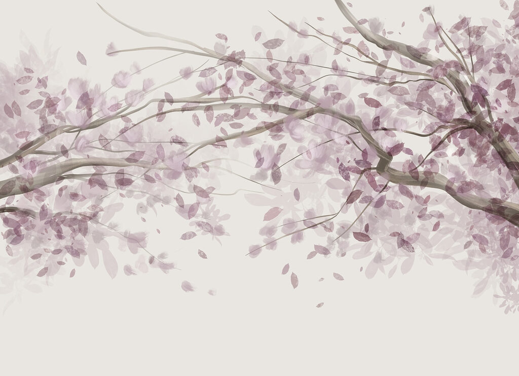 Branches with small leaves — full design