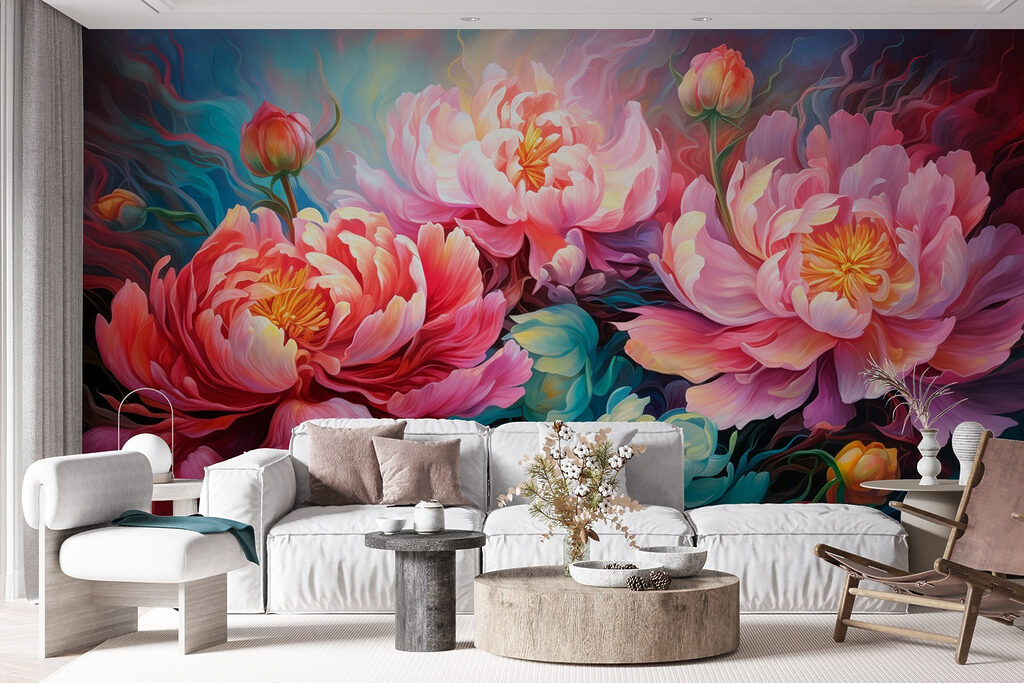 Peonies in Rich Colour — interior 5