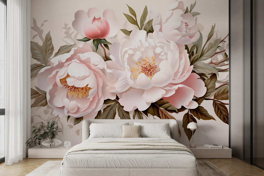 Pink blooms, loose twigs — interior 2