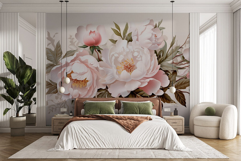 Pink blooms, loose twigs — interior 4