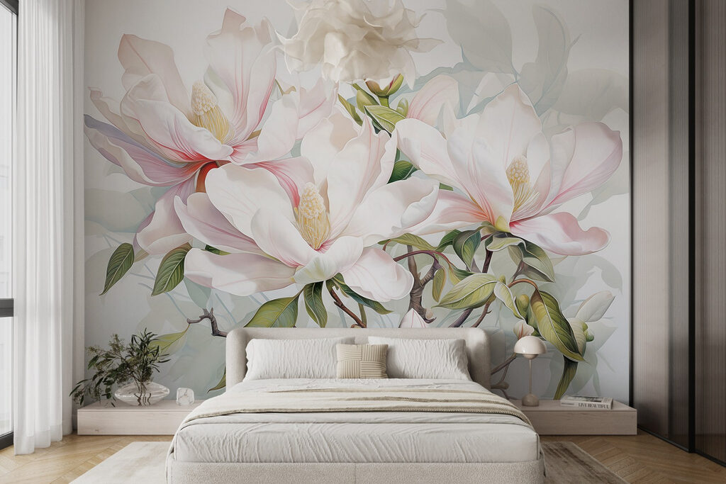Magnolia in fresh watercolour — interior 2