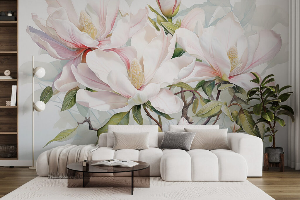 Magnolia in fresh watercolour — interior 6