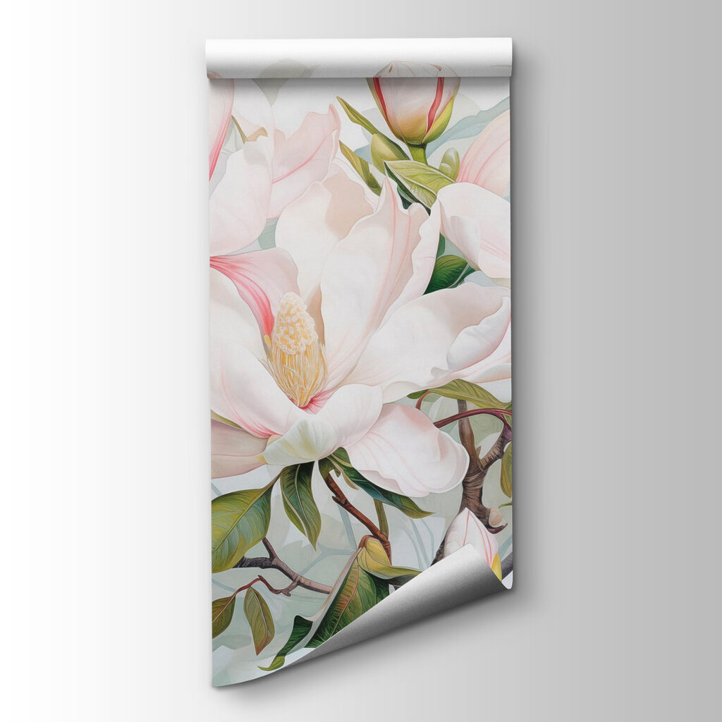 Magnolia in fresh watercolour — product view