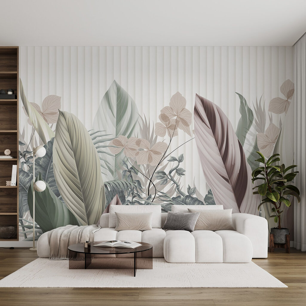 Jungle garden on stripes — interior 4