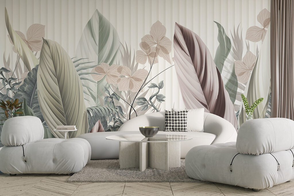 Jungle garden on stripes — interior 5