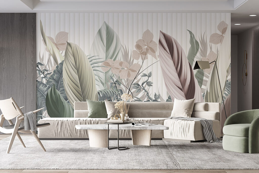 Jungle garden on stripes — interior 6