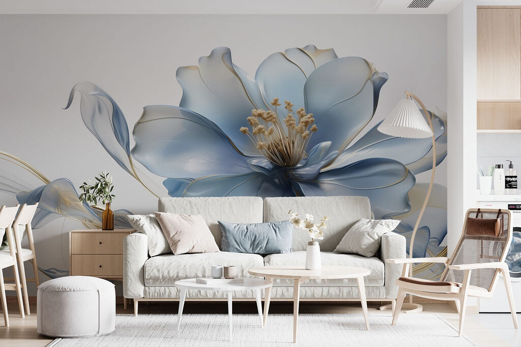 Flower with golden details — interior 2