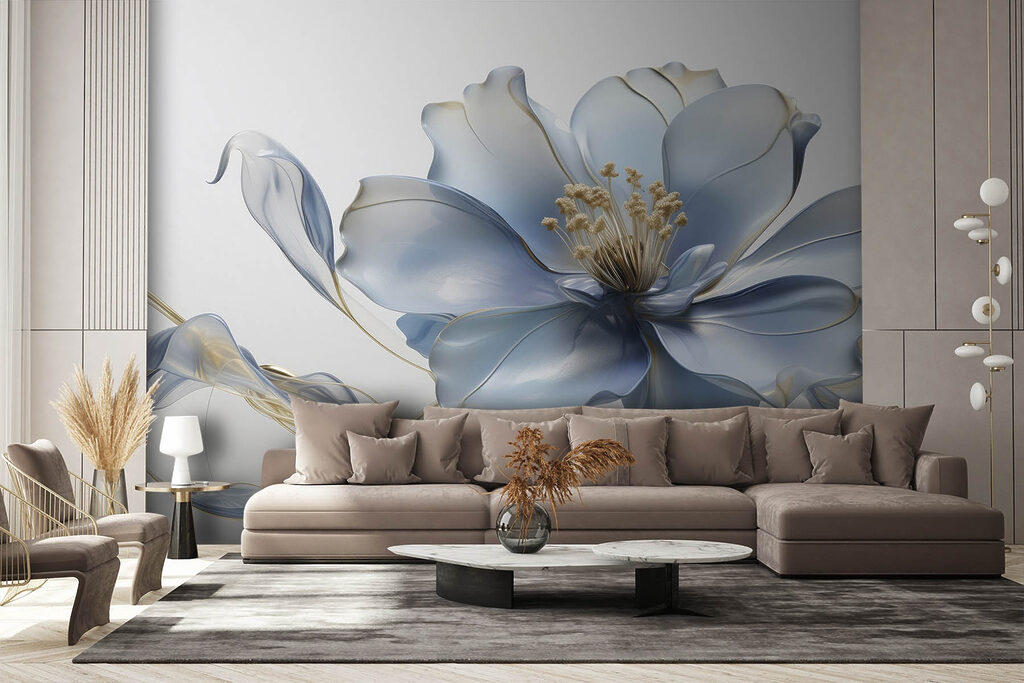 Flower with golden details — interior 3