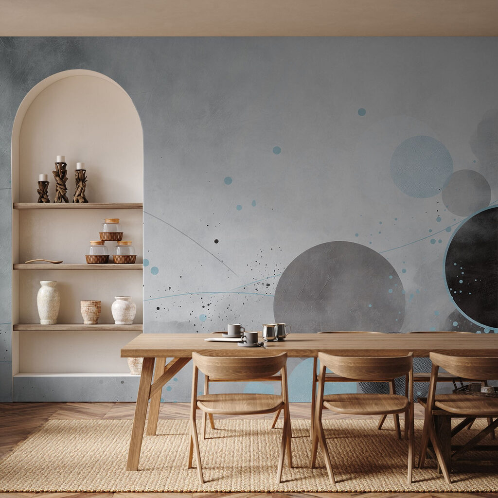 Circles on Weathered Plaster — interior 3