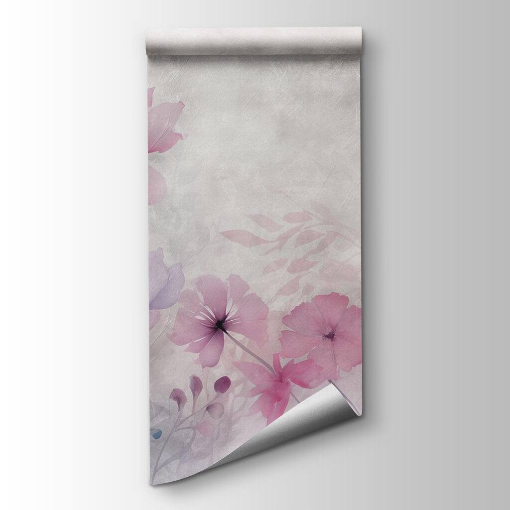 Wildflowers in soft mist — product view