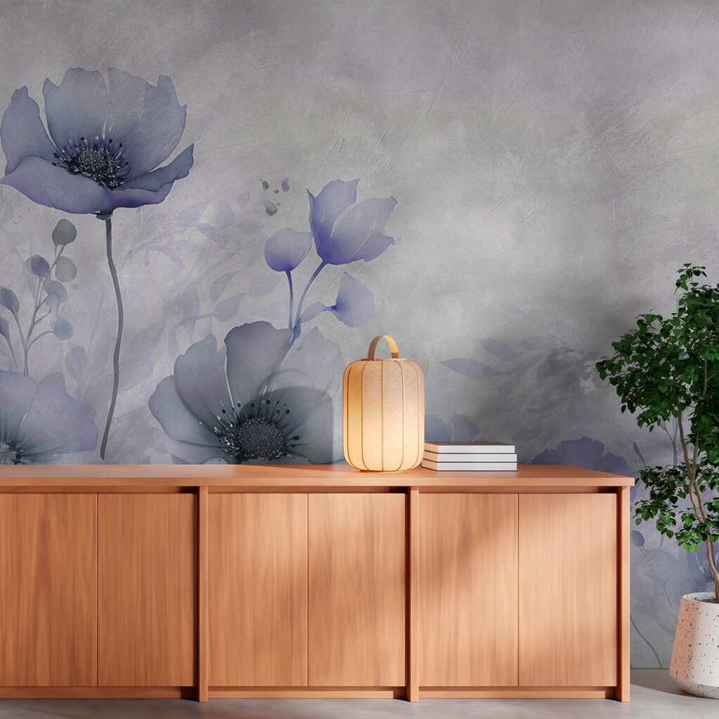 Poppies in Painted Mist — interior 3