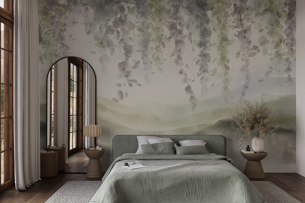 Hills Beneath Hanging Leaves — interior 1