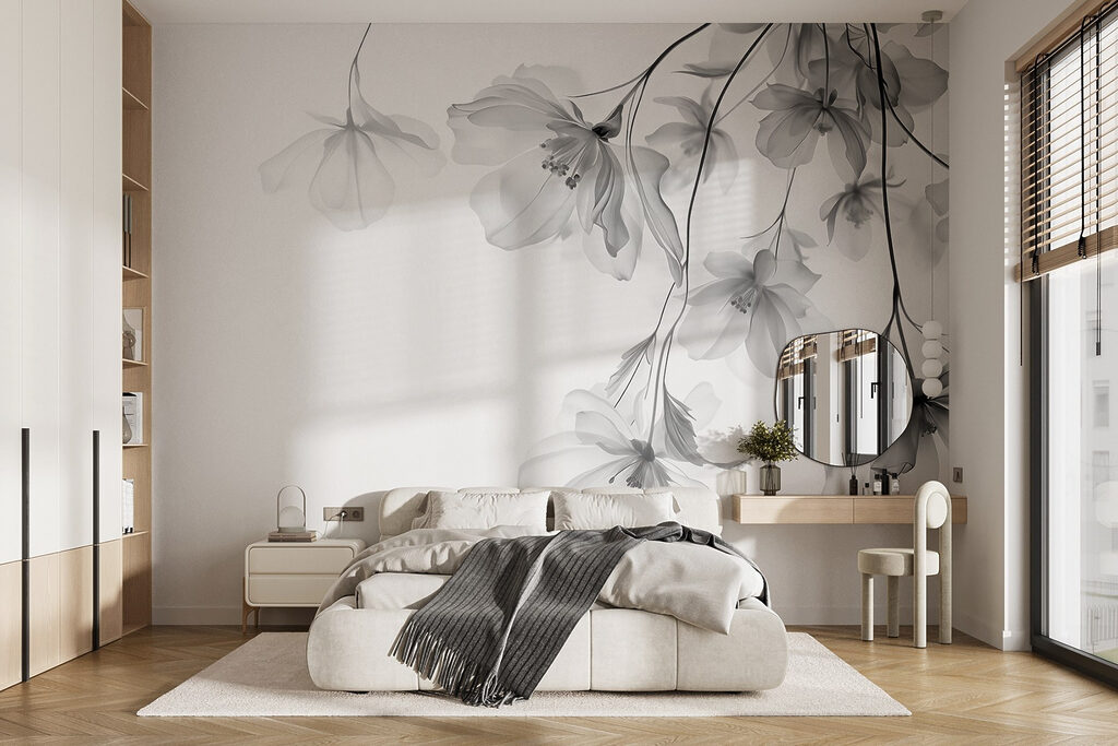 Flowers hanging from twigs — interior 2