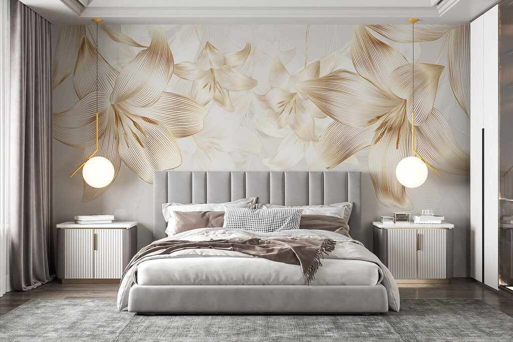 Flowers hanging over leaves — interior 2
