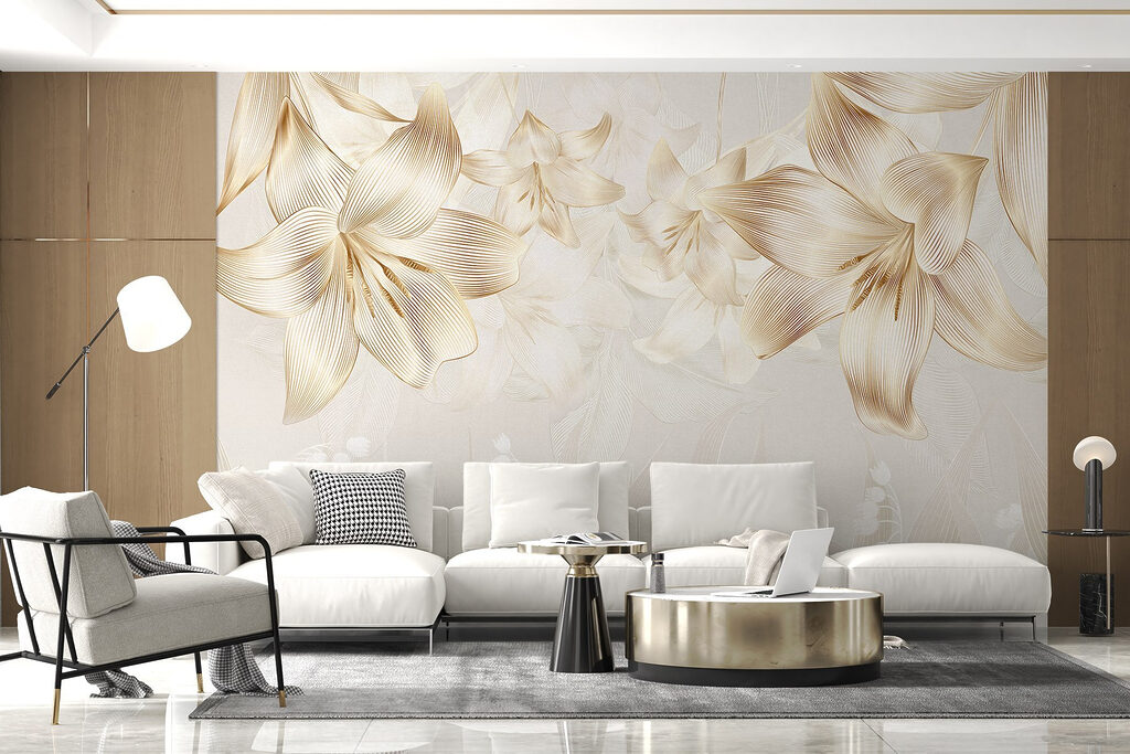 Flowers hanging over leaves — interior 5