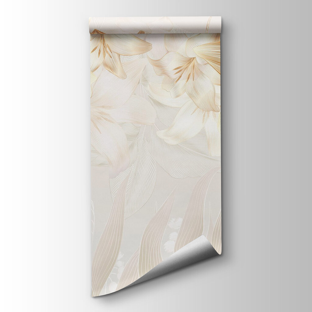 Flowers hanging over leaves — product view