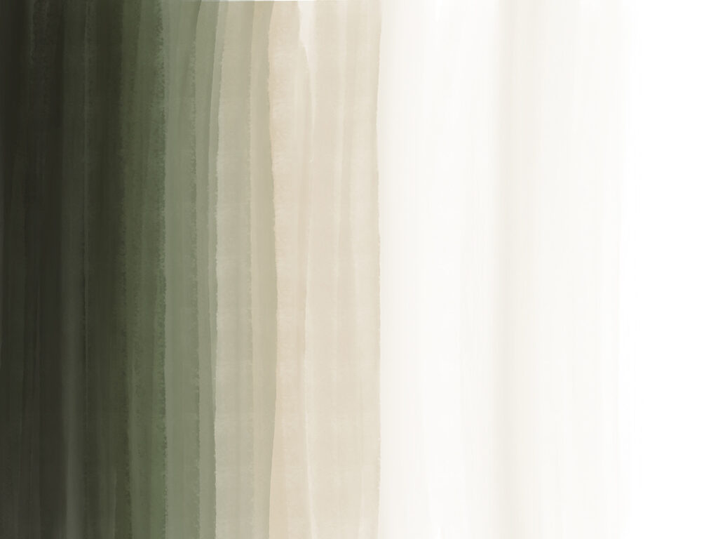 Brush strokes fading slowly — full design