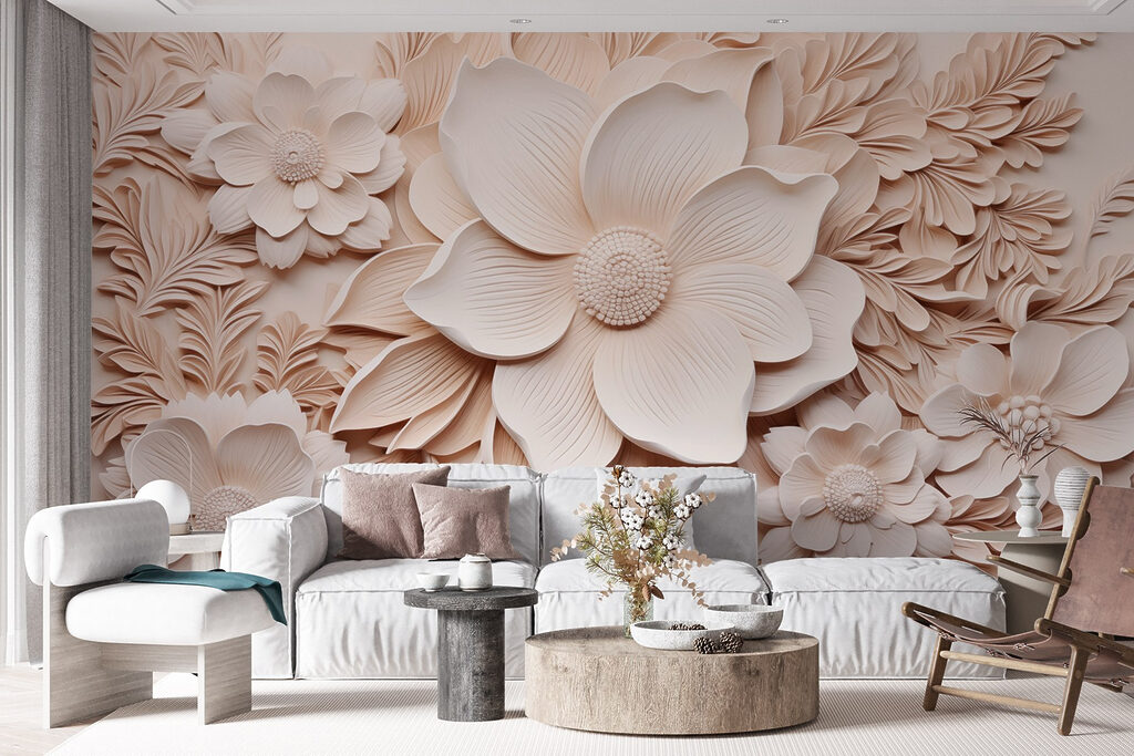 Pink blooms, fine sprigs — interior 4