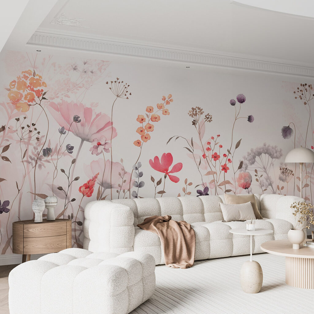 Fine wildflowers in pink — interior 3