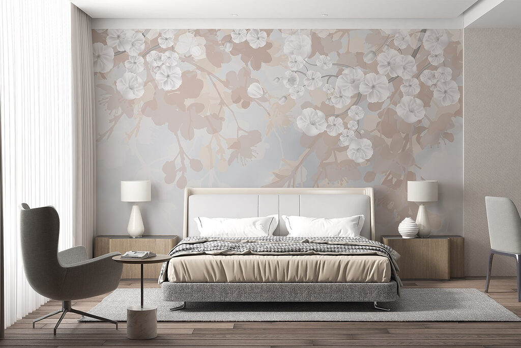 White blossom in clusters — interior 1