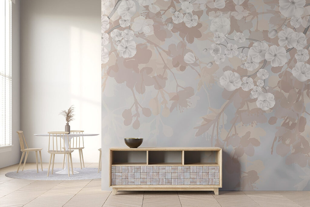 White blossom in clusters — interior 3
