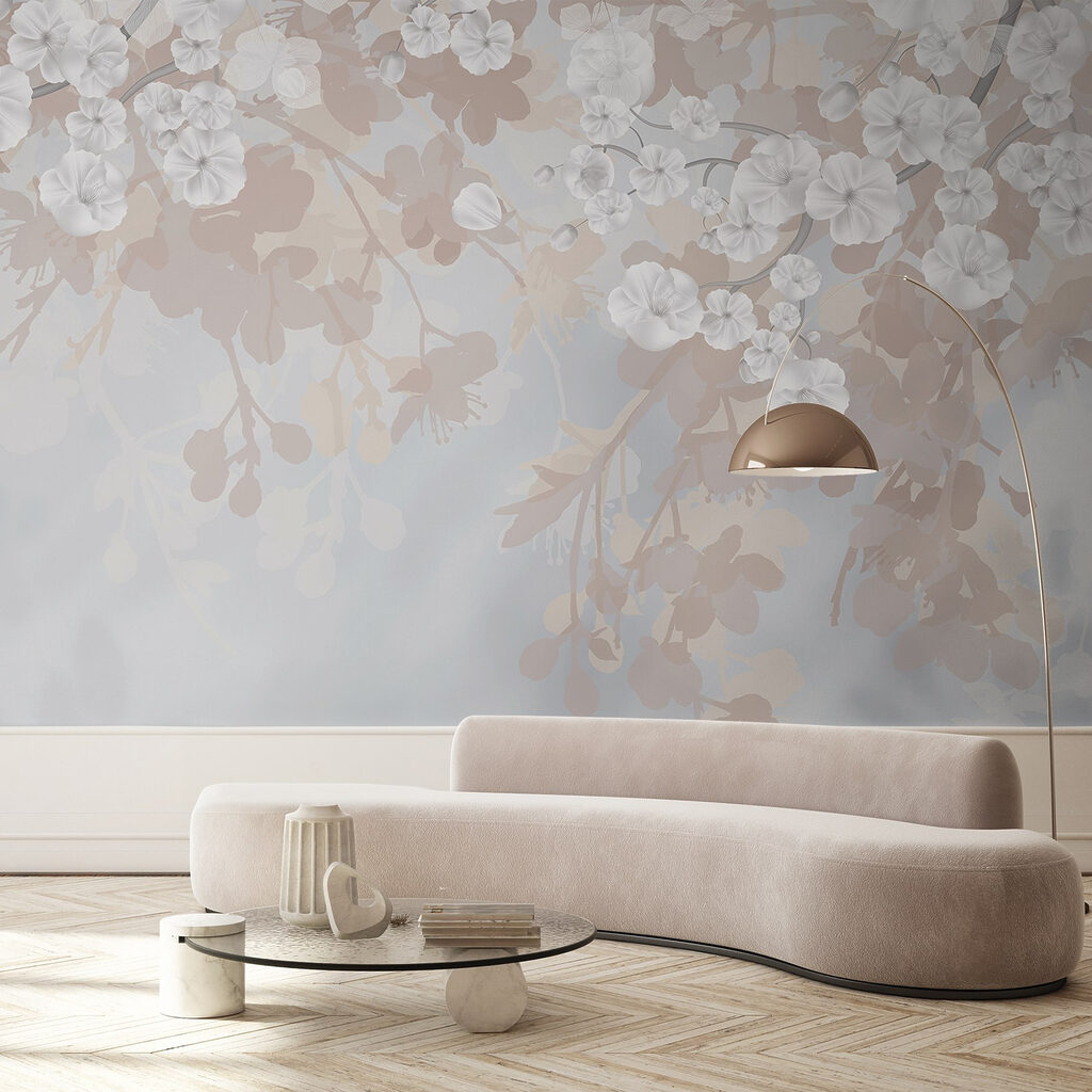 White blossom in clusters — interior 5