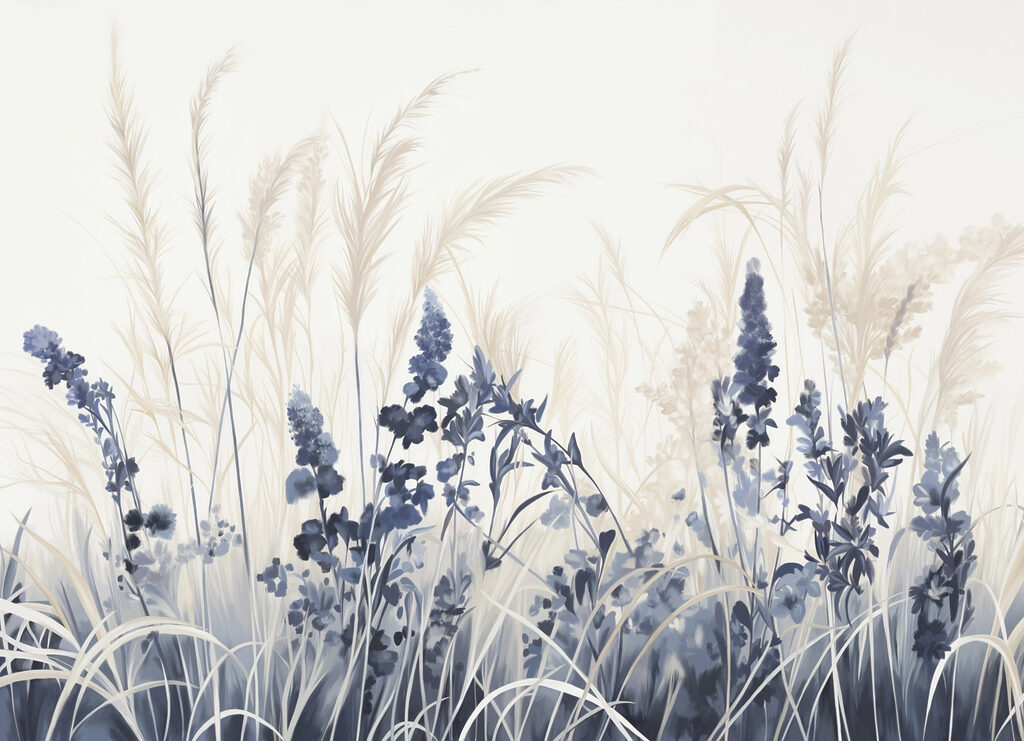 Grasses and tall stems — full design