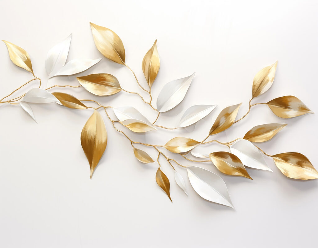 Branch with soft shadows — full design